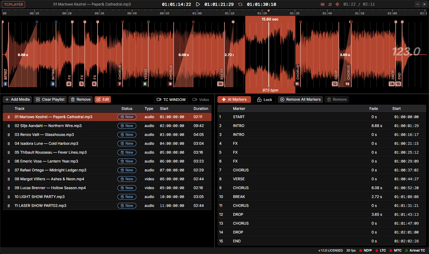 TCPLAYER ui screenshot